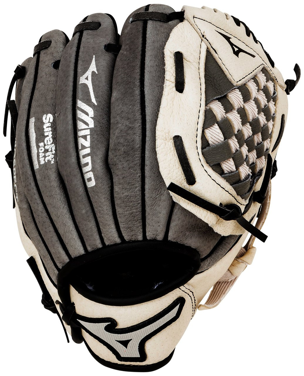 Mizuno Prospect GPP900Y1GY Grey 9 inch Youth Baseball Glove (Left