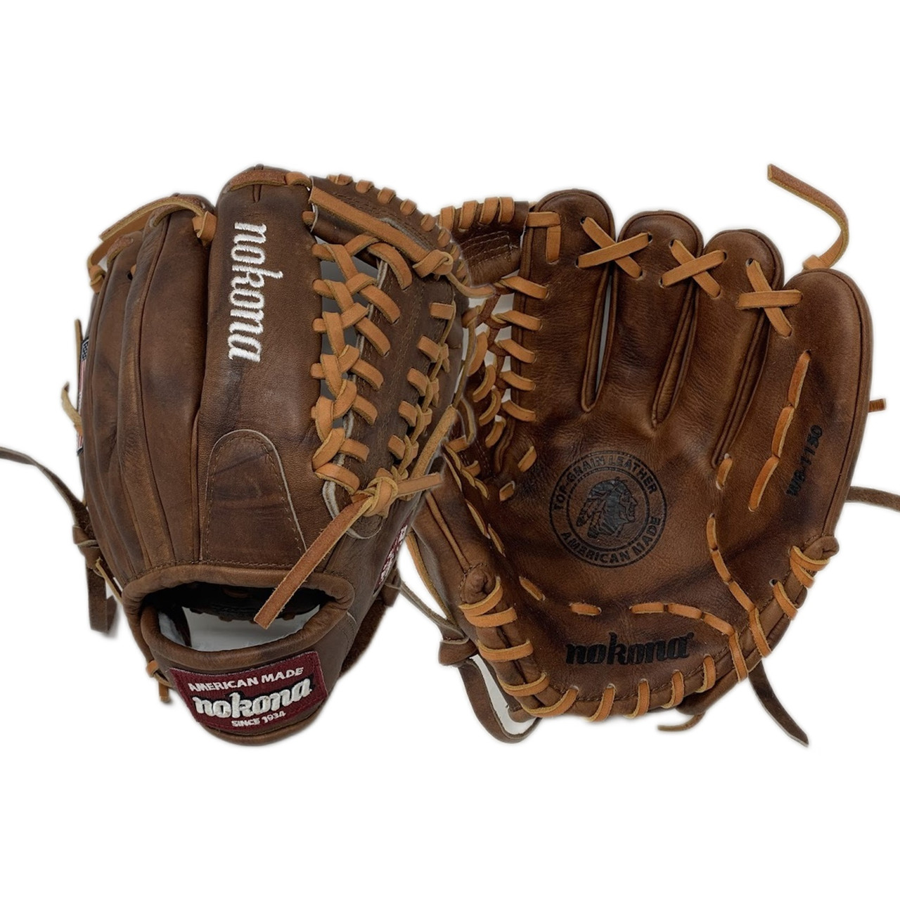 Nokona Walnut WB-1150M Baseball Glove 11.5 Modified Trap (Right