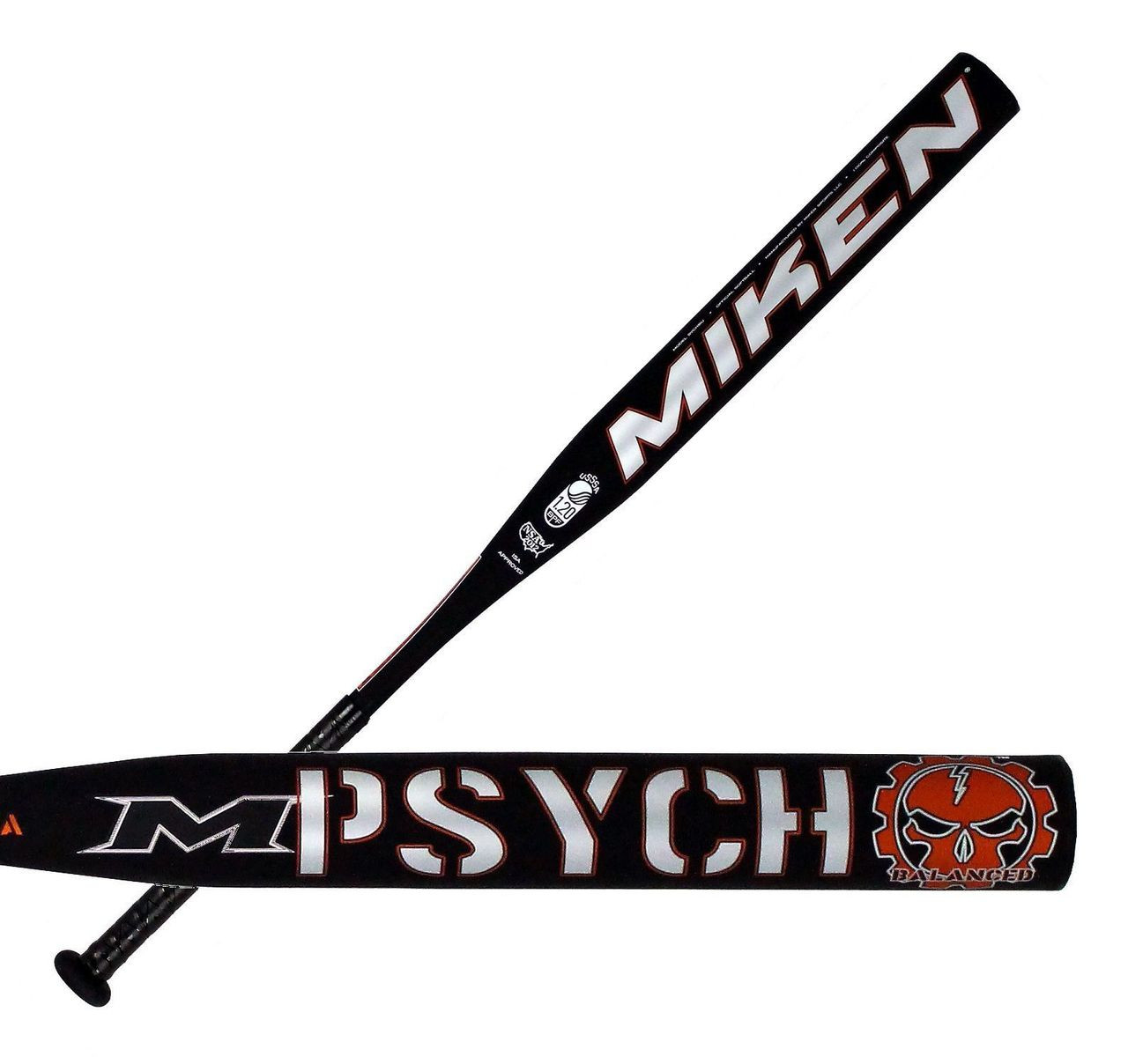 Miken SYCHBU-3-28 Psycho Balanced USSSA 100 Composite Slowpitch