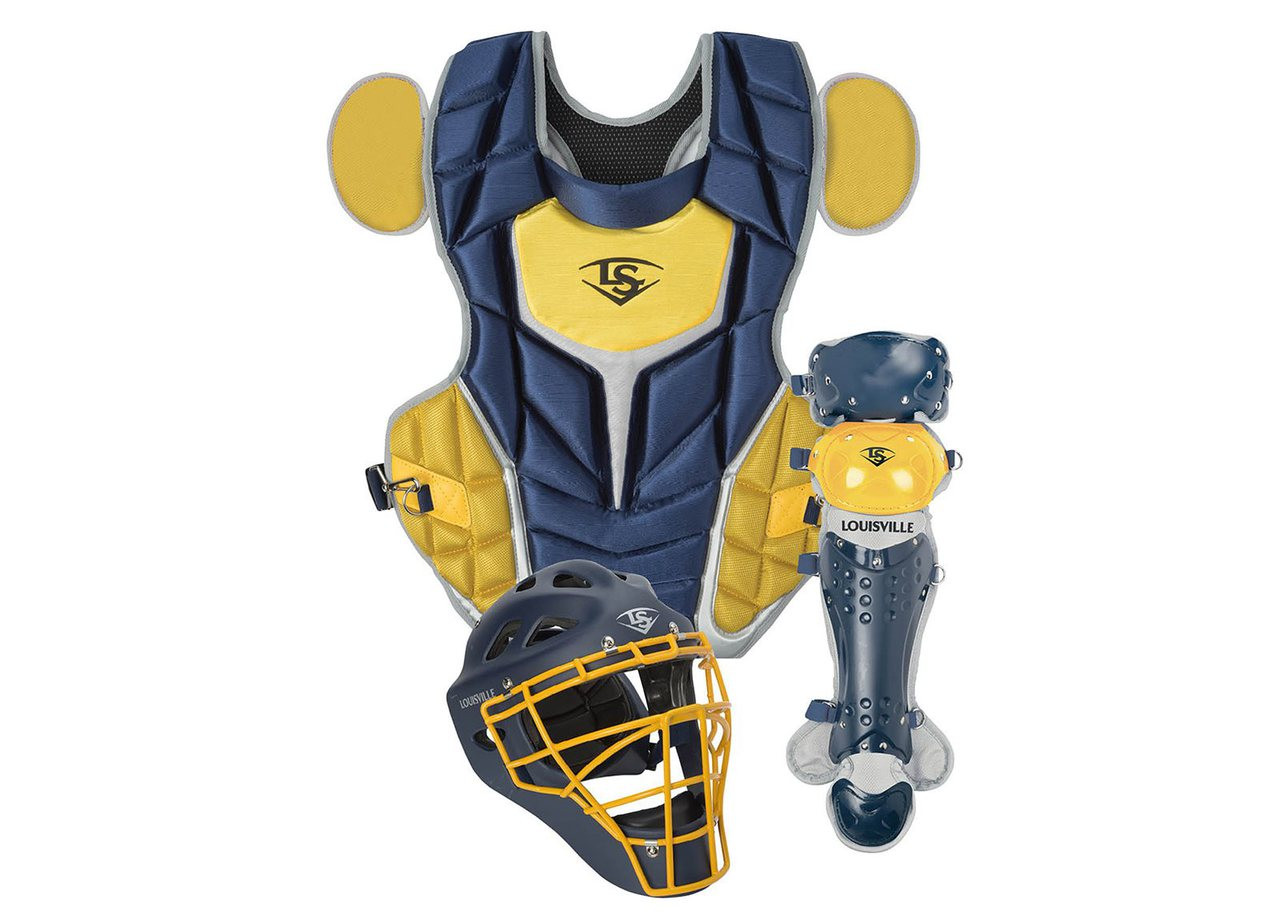 All Star Adult Classic Pro Catcher's Set Navy