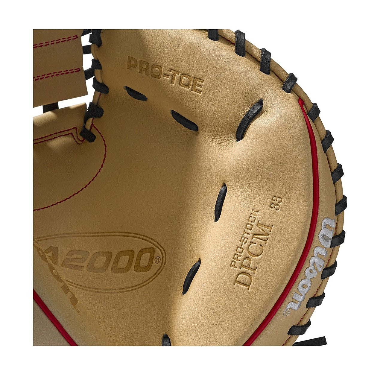 Wilson A2000 CM33 Baseball Glove BlondeRed 33inch Right Hand Throw