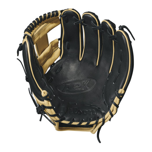 Wilson 2017 A2K 1787 Baseball Glove BlondeBlack 11.75inch Right