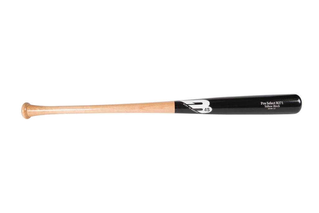 B45 Yellow Birch Wood Baseball Bat B271 30 Day Warranty 32 inch