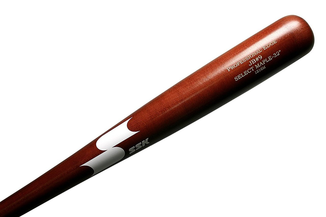 SSK Javier Baez Pro Maple Wood Baseball Bat: JB9 Natural