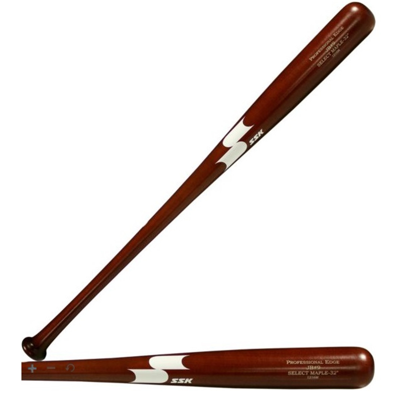 SSK Javier Baez Pro Maple Wood Baseball Bat: JB9 Natural