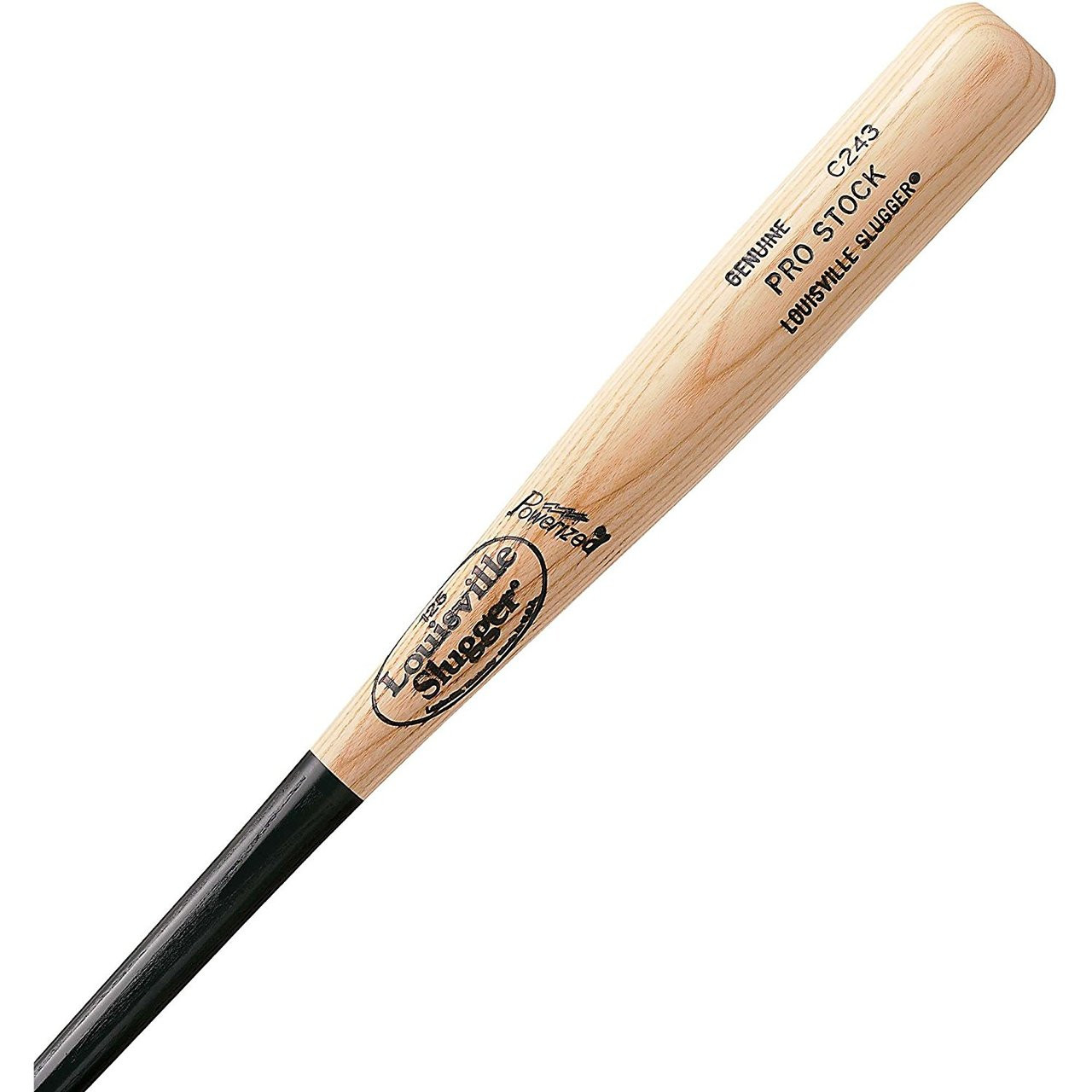 Louisville Slugger C243 Pro Stock Ash Wood Baseball Bat Black