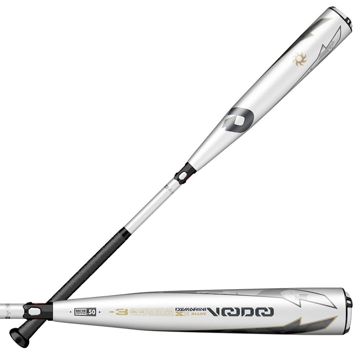 DeMarini 2019 Voodoo Balanced -3 Baseball Bat 33 inch 30 oz