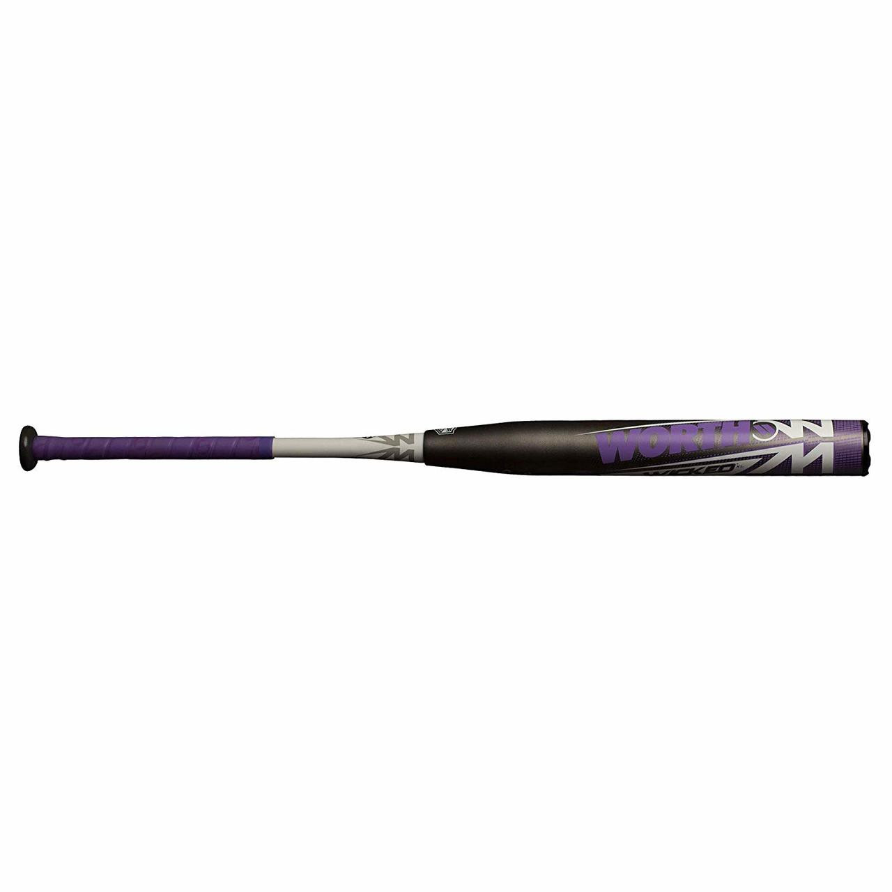 Batte de softball Worth Wicked EST Xtra 34 28 oz MG46 améliorée BPF 1