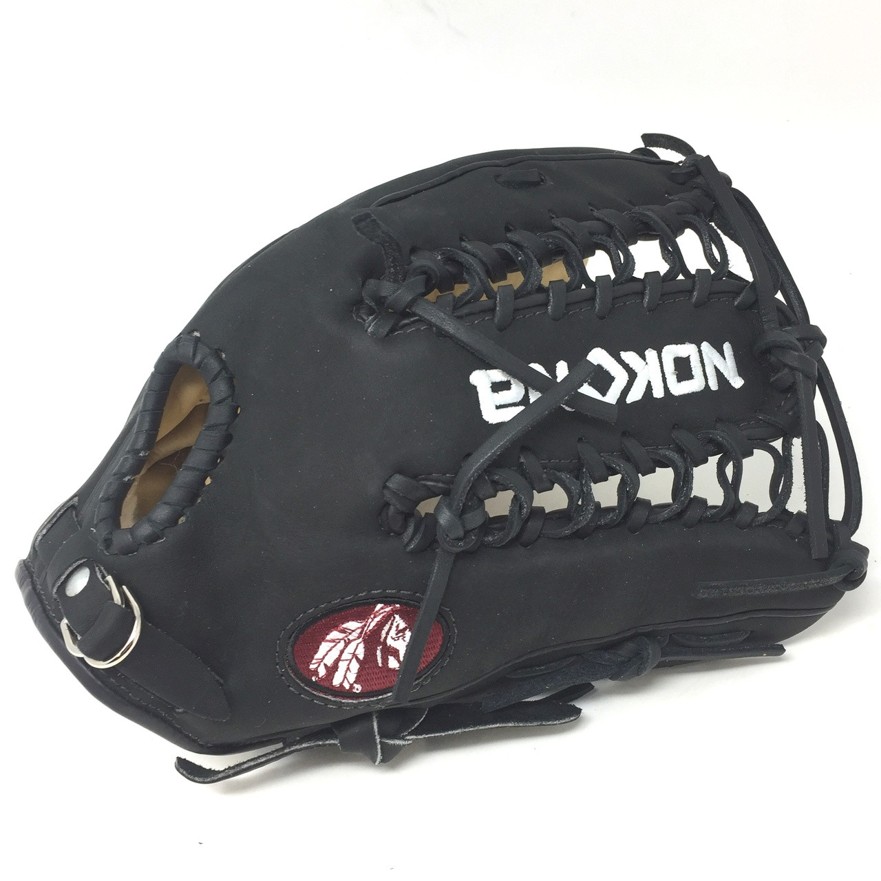 Nokona Bison Black Alpha 12.25 Baseball Glove S-7TB Right Hand
