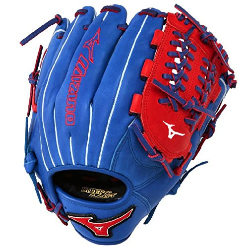 Mizuno GMVP1177PSE3 Baseball Glove 11.75 inch (Black-Orange, Right