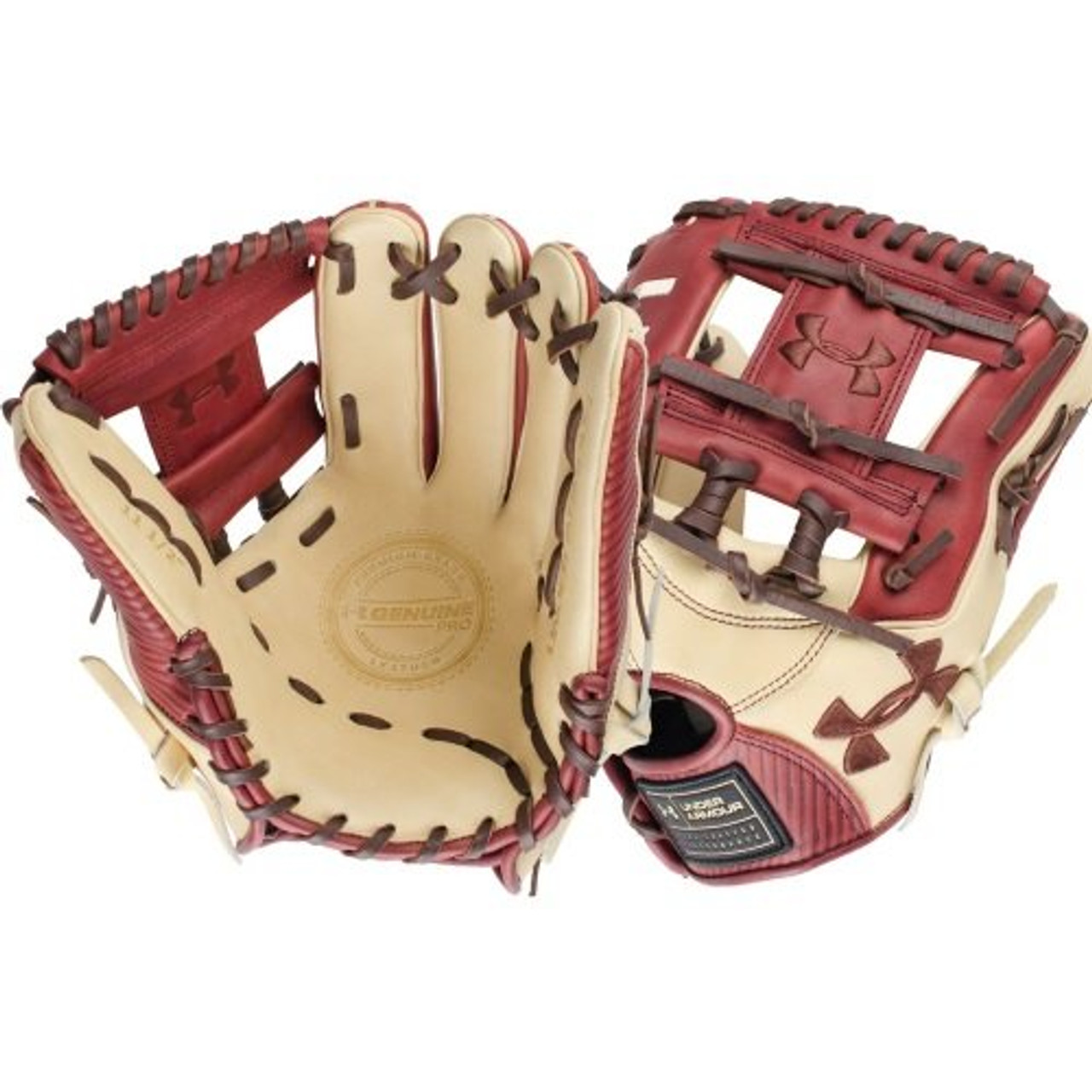 Under Armour Genuine 11.5 I-Web Baseball Cherry Glove Right Throw Ballgloves