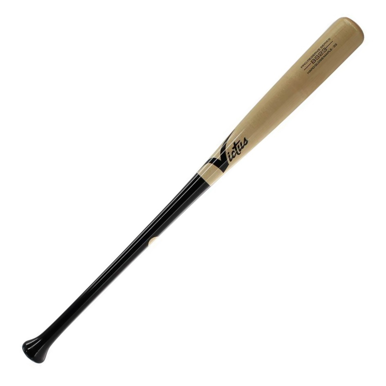 Victus BS23 Black Natural Maple Pro Reserve Wood Baseball