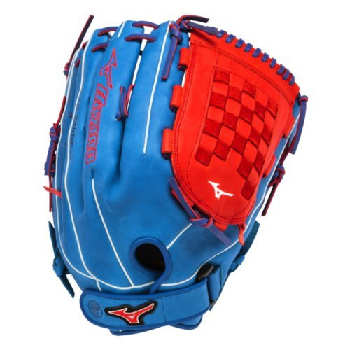 Mizuno GMVP1400PSES3 Slowpitch Softball Glove 14 Inch (RedBlack, Right