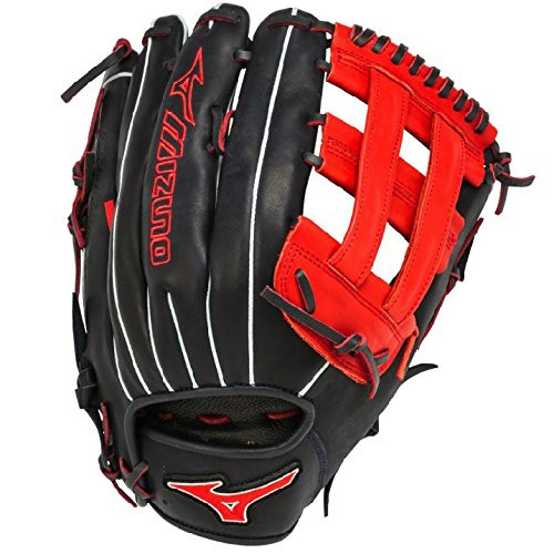 Mizuno Slowpitch GMVP1300PSES3 Softball Glove 13 inch (Black