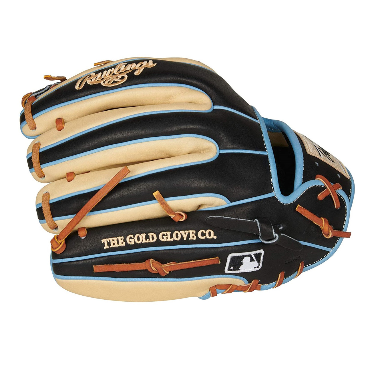 Rawlings Heart of The Hide Baseball Glove Pro I Web 11.75 inch Black Camel  Tan Right Hand Throw