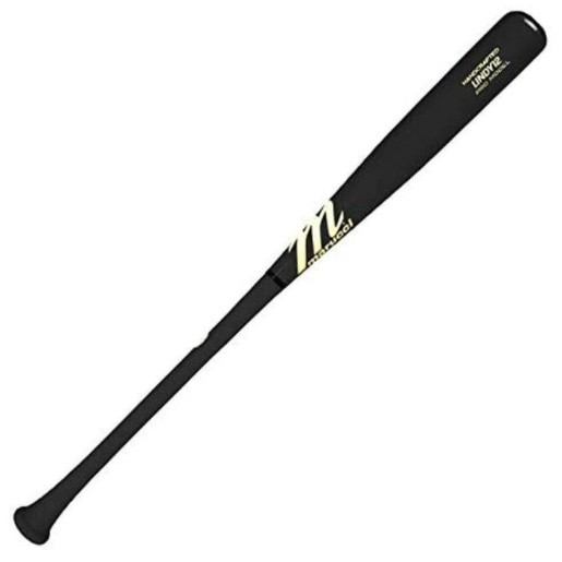 Marucci LINDY12 Pro Model Maple Matte Black Wood Baseball Bat 33.5