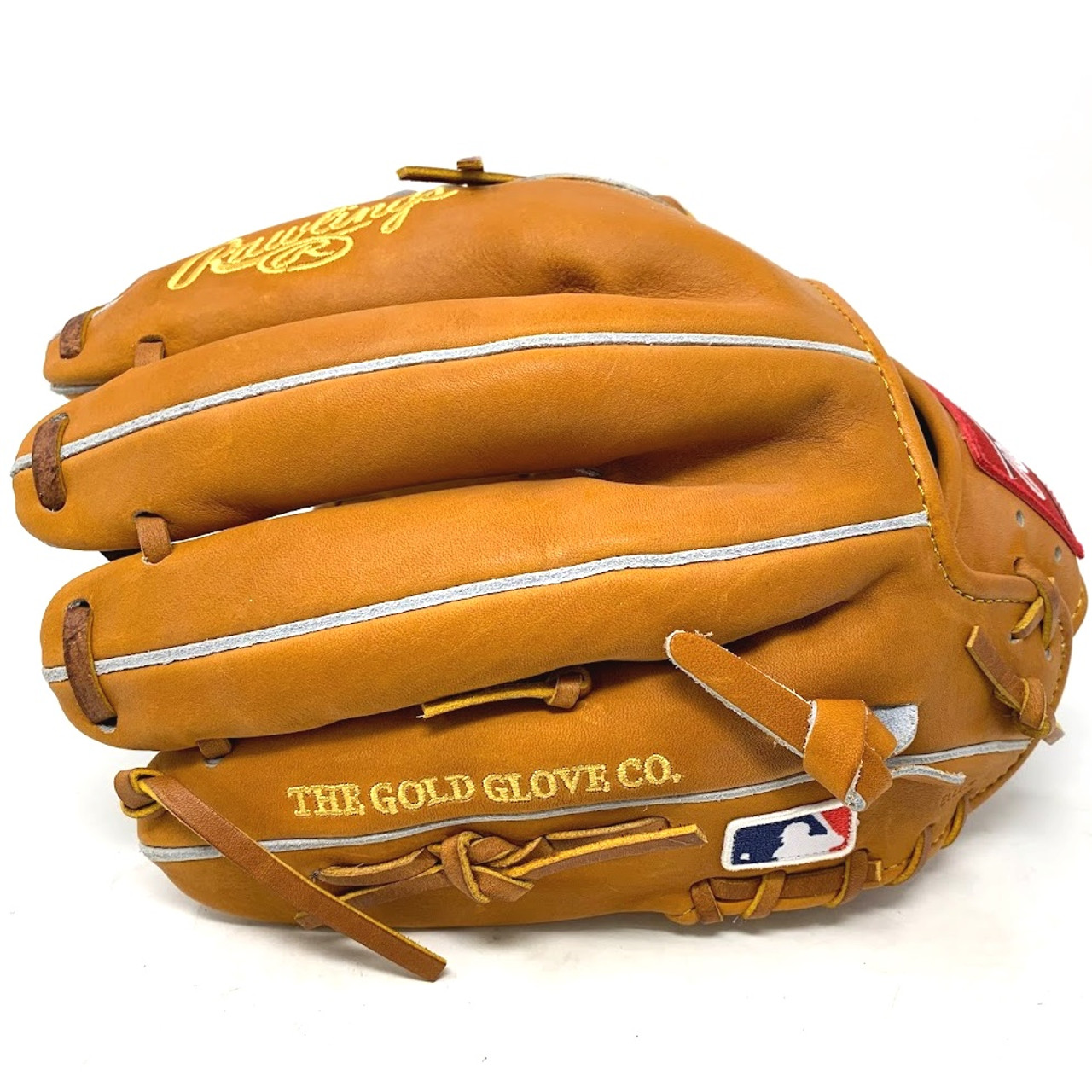 Cleveland Indians Rawlings Gold Leather Baseball