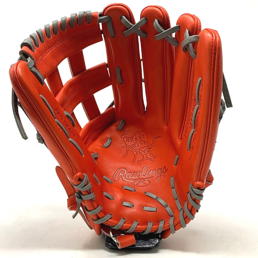 Rawlings Heart of the Hide Red Orange 442 Baseball Glove 12.75