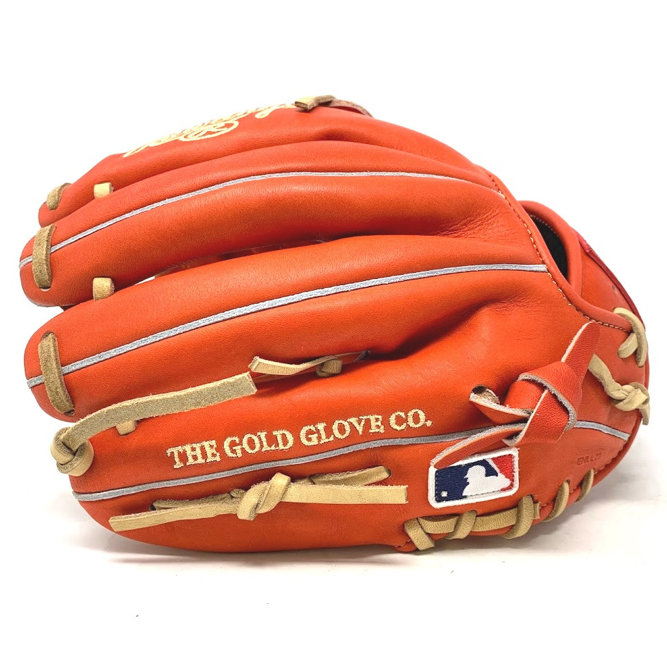 Rawlings Red Orange Heart of the Hide 11.5 H Web Baseball Glove