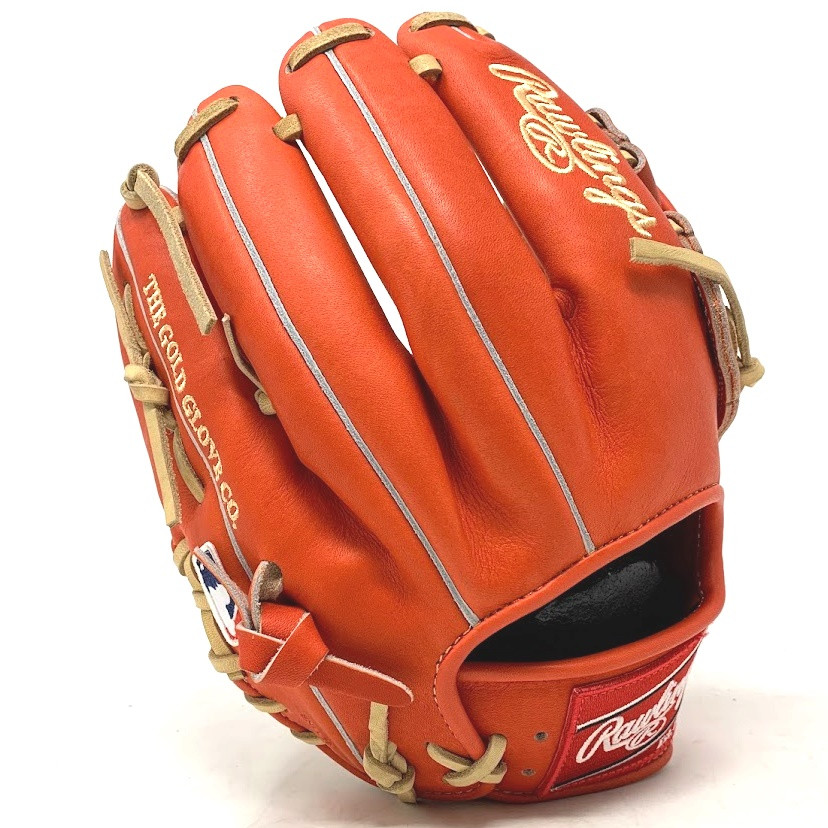 Rawlings Red Orange Heart of the Hide 11.5 H Web Baseball Glove