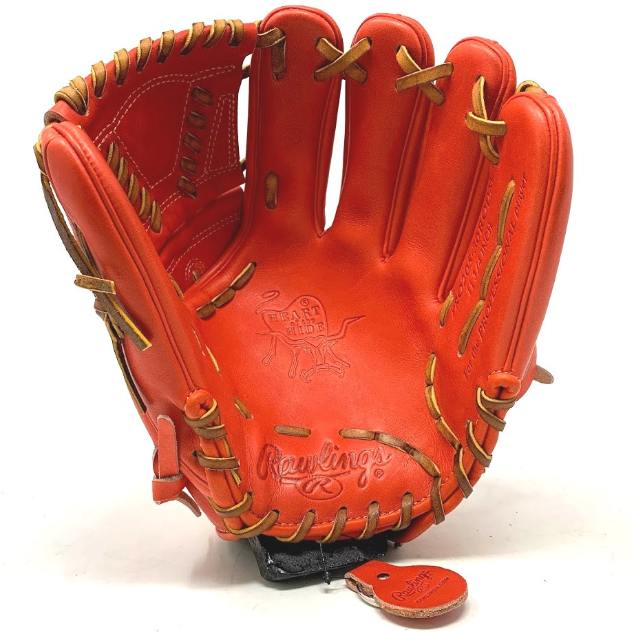 Rawlings Heart of the Hide Red Orange 205-30 Baseball Glove 11.75