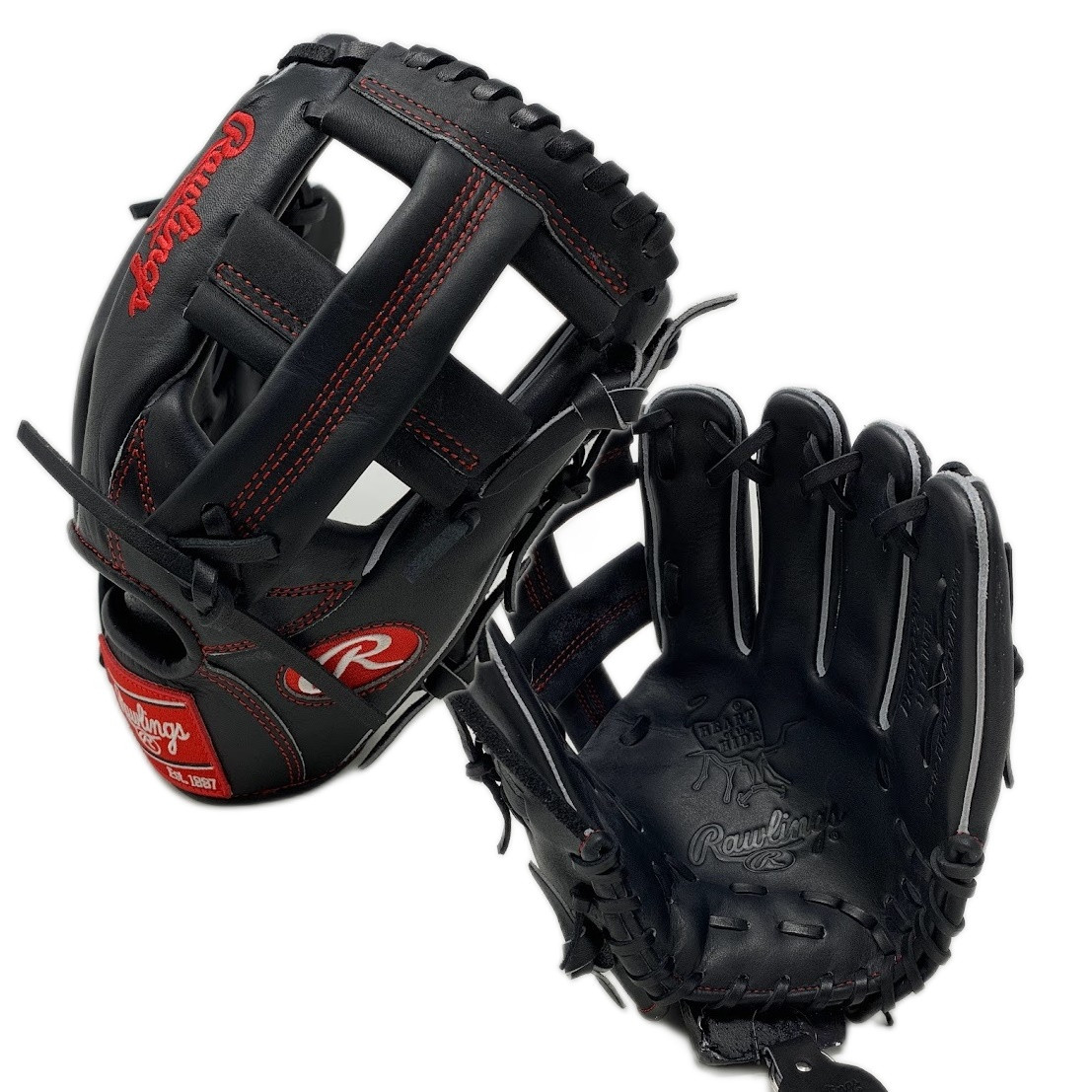 Rawlings Heart of the Hide Black Horween PROTT2-20B 11.5 Single