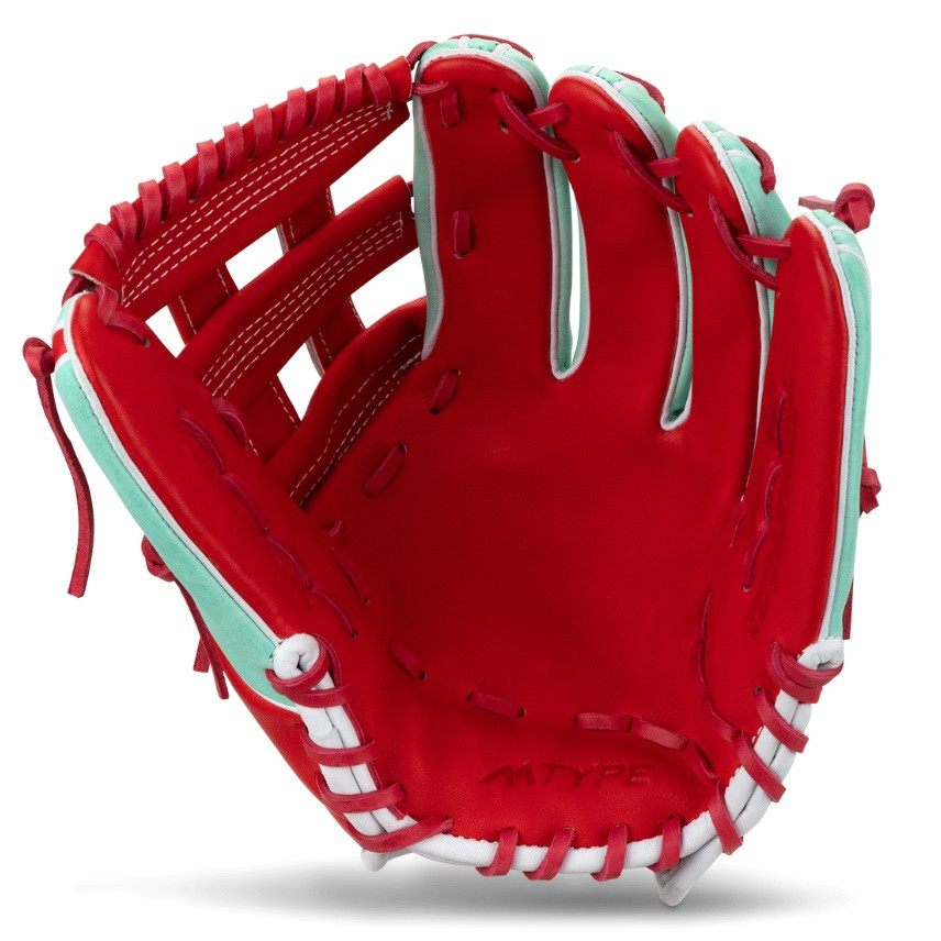 Guantone Baseball Marucci Capitol M Type 12″ – H-Web – Colore Smores/Rosso – Per Battitore (mano Destra)