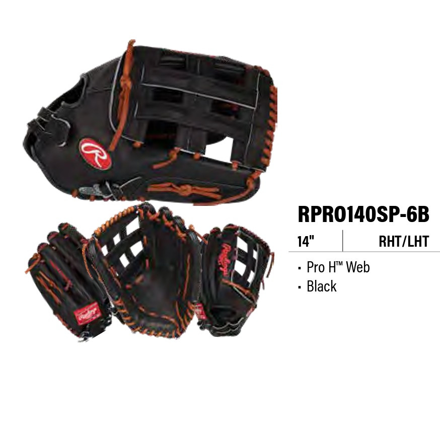 Guantone Softball 2025 Rawlings Heart Of The Hide, 14 Pollice, Lento Passo - PRO140SB-6CB - Foto 3
