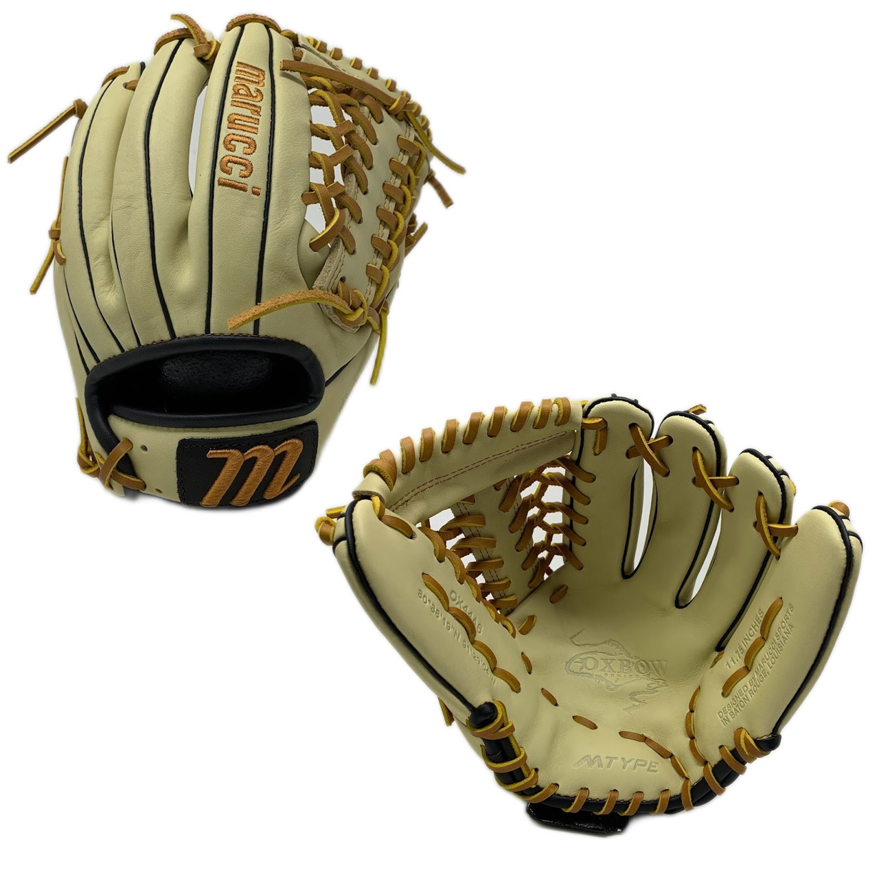 Marucci Oxbow M TYPE 44A6 11.75 T Web Baseball Glove Camel Tan  