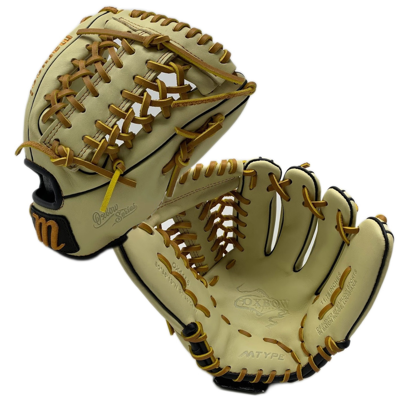 Marucci Oxbow M TYPE 44A6 11.75 T Web Baseball Glove Camel Tan Right Hand  Throw