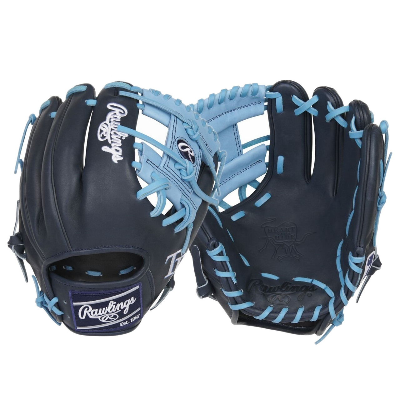 Rawlings Tampa Bay Rays Team Logo Glove - Each