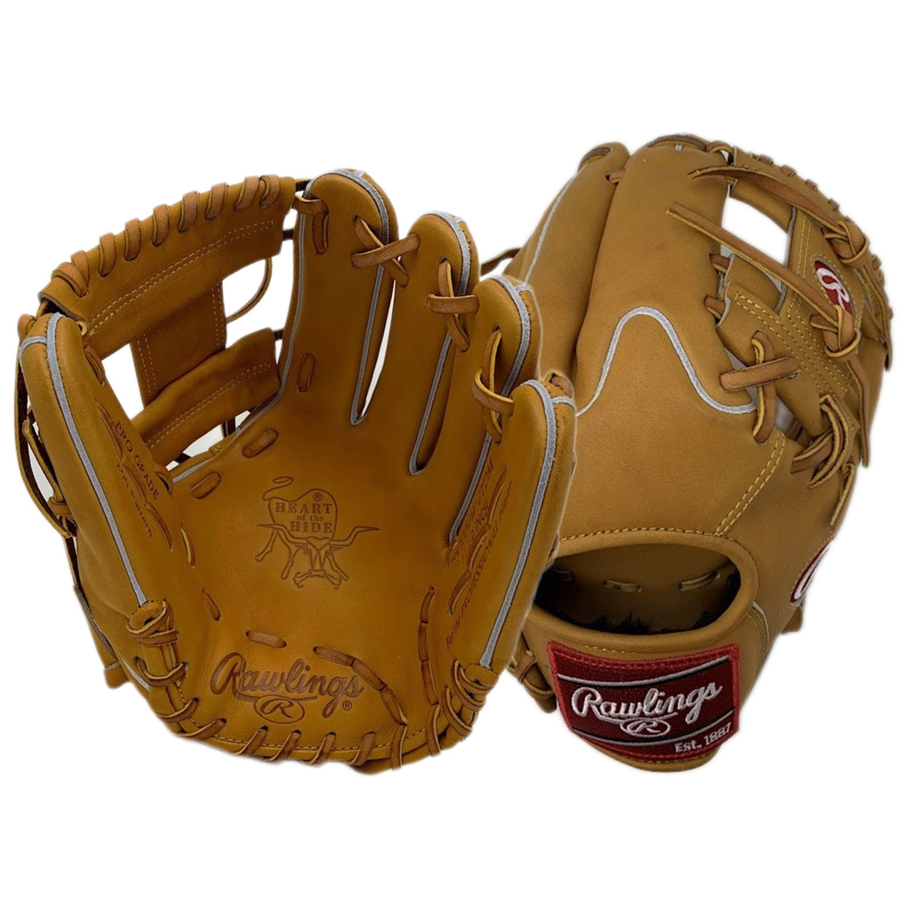 Rawlings WING TIP軟式グローブ Rawlings Heart of the Hide Wingtip PRO204W Tan 11.5 Baseball