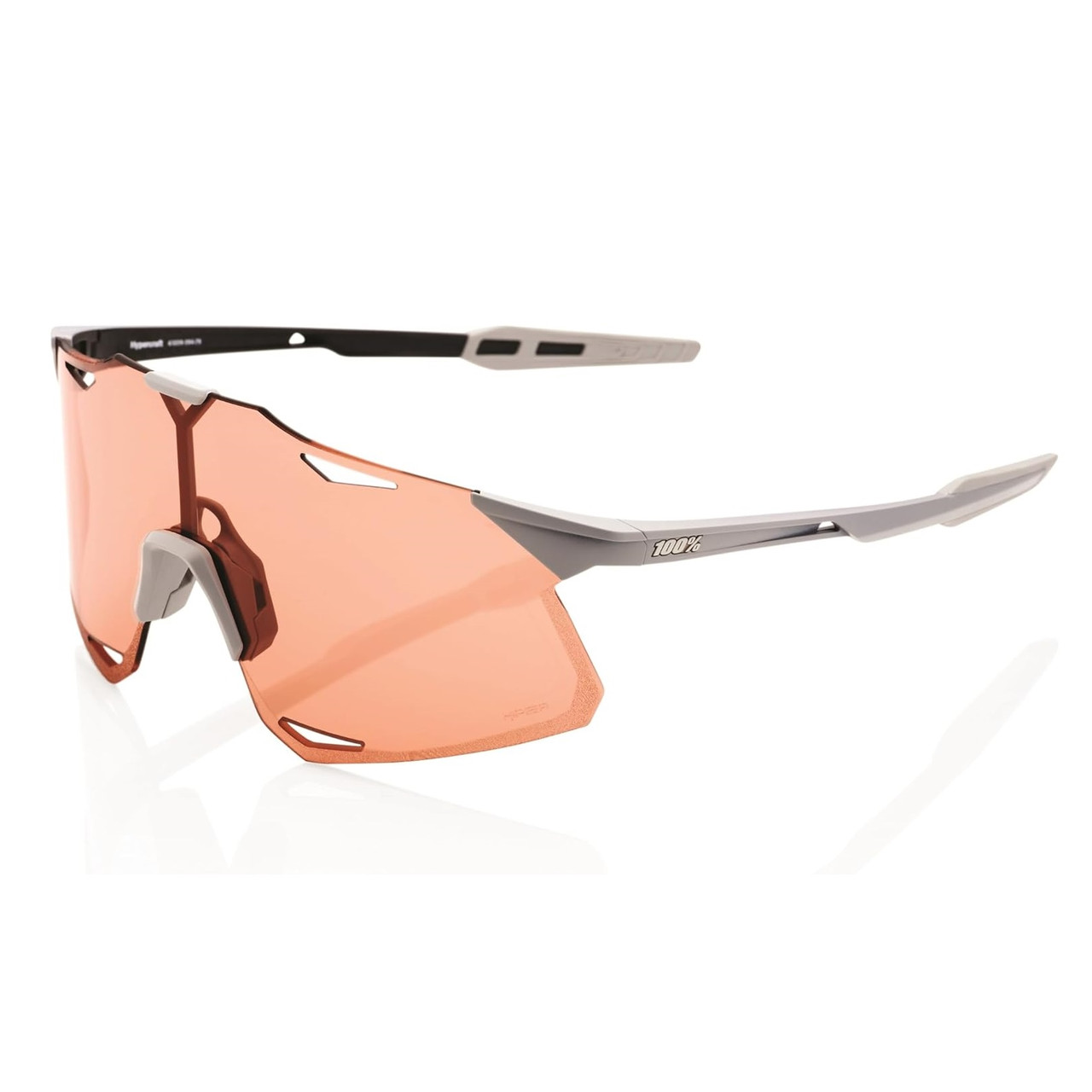 100% HYPERCRAFT Sport Performance Frameless Sunglasses Matte Stone