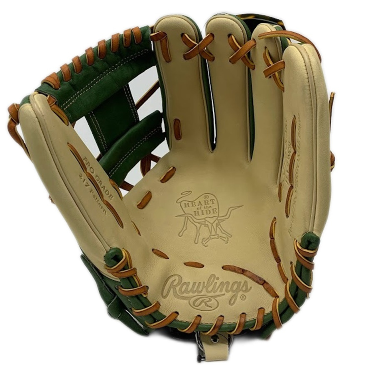 Rawlings Gold Glove Club Dec 2023 Heart of Hide Baseball Glove 2175 Camel  Military Green 11.75 Right Hand Throw