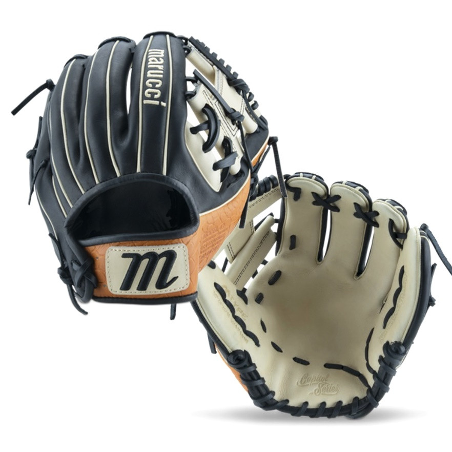 Marucci Capitol M TYPE 43A2 11.5 I Web Baseball Glove Black Gator