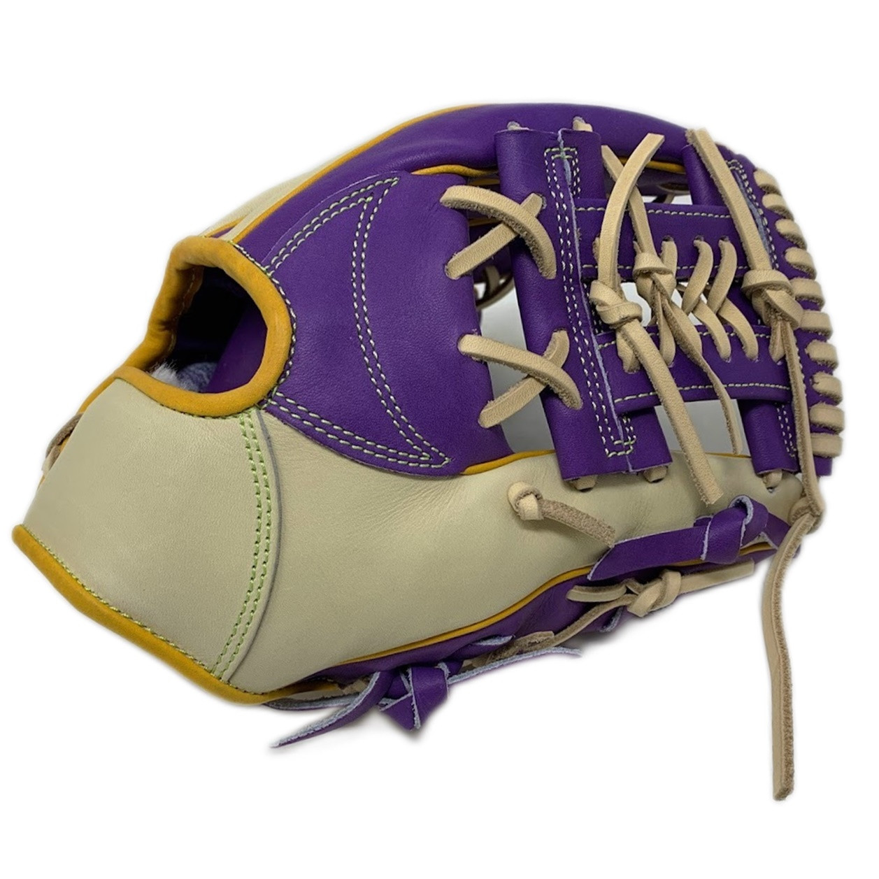 Gloveworks Pro Steerhide GA92 Baseball Glove Purple 11.5 Right