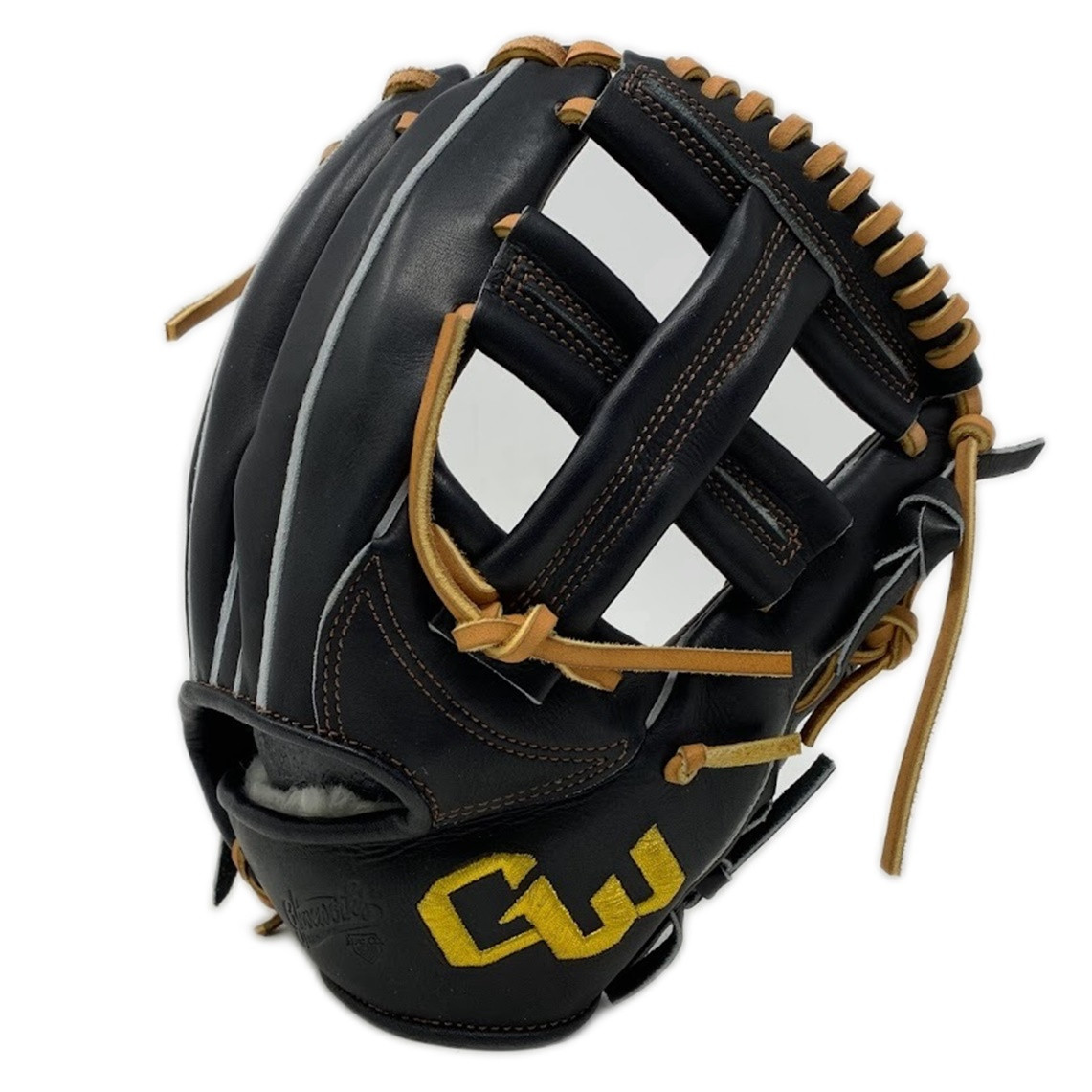 Gloveworks Black Tan Single Post 11.5 Baseball Glove Right Hand