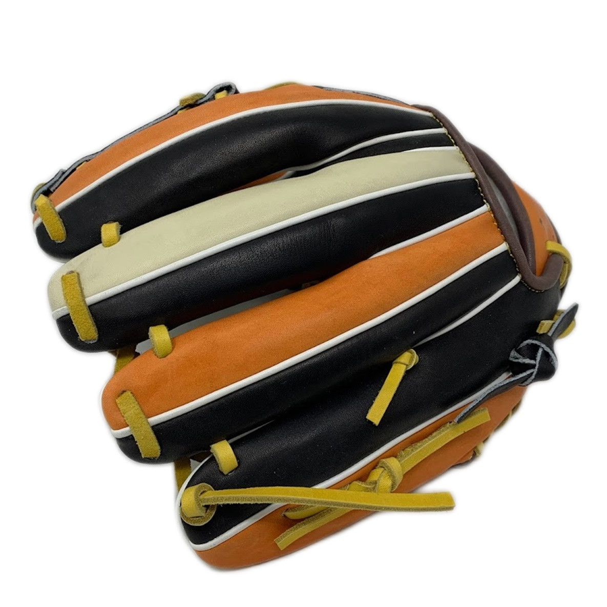 Gloveworks Orange Black One Piece Web 11.5 Inch Baseball Glove