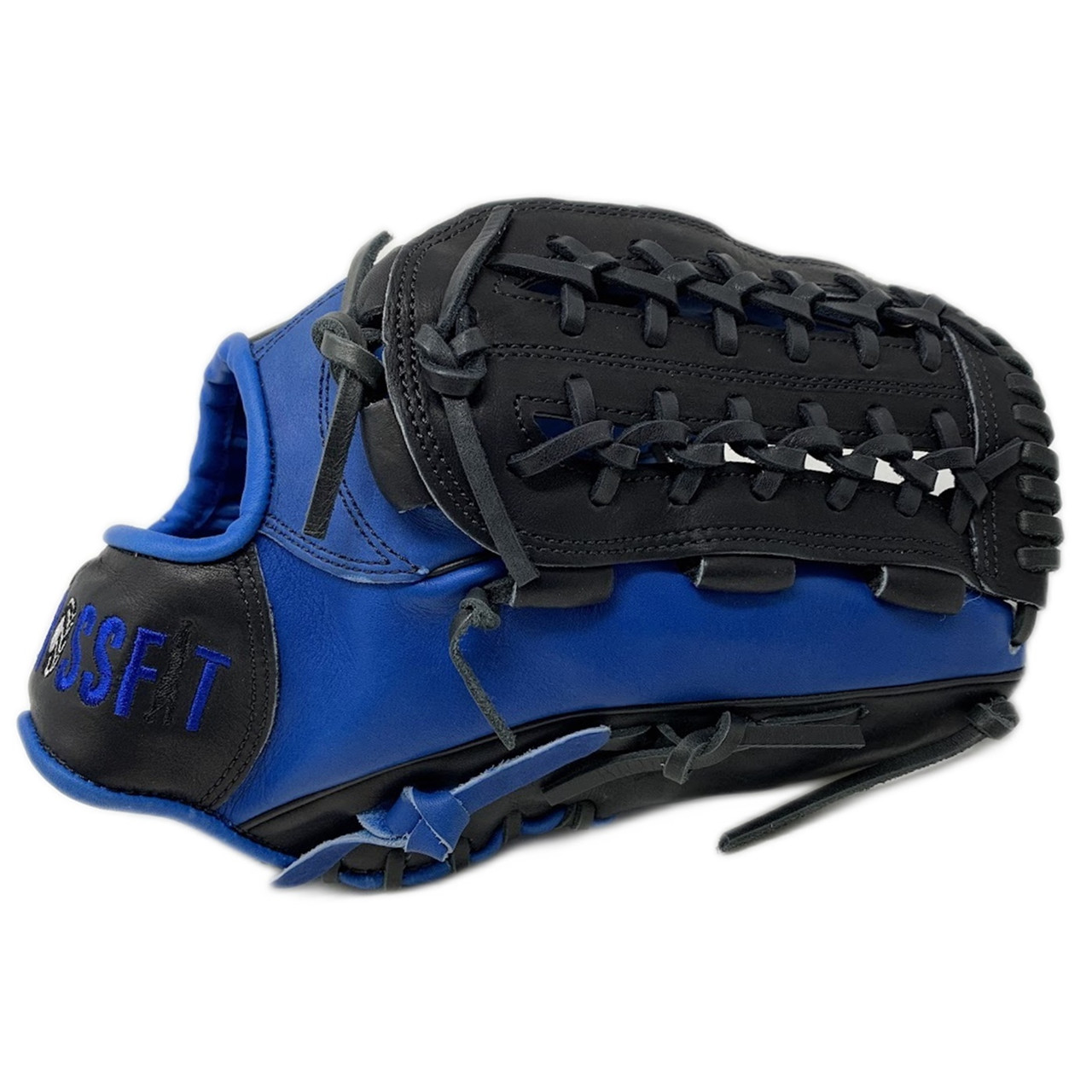 Gloveworks 13.5 Inch Blue Black Outfield Baseball Glove Right Hand