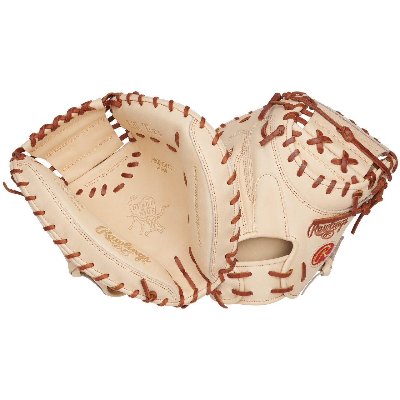 Rawlings Heart of the Hide Catchers Mitt 34 Inch YM4 Pattern 1