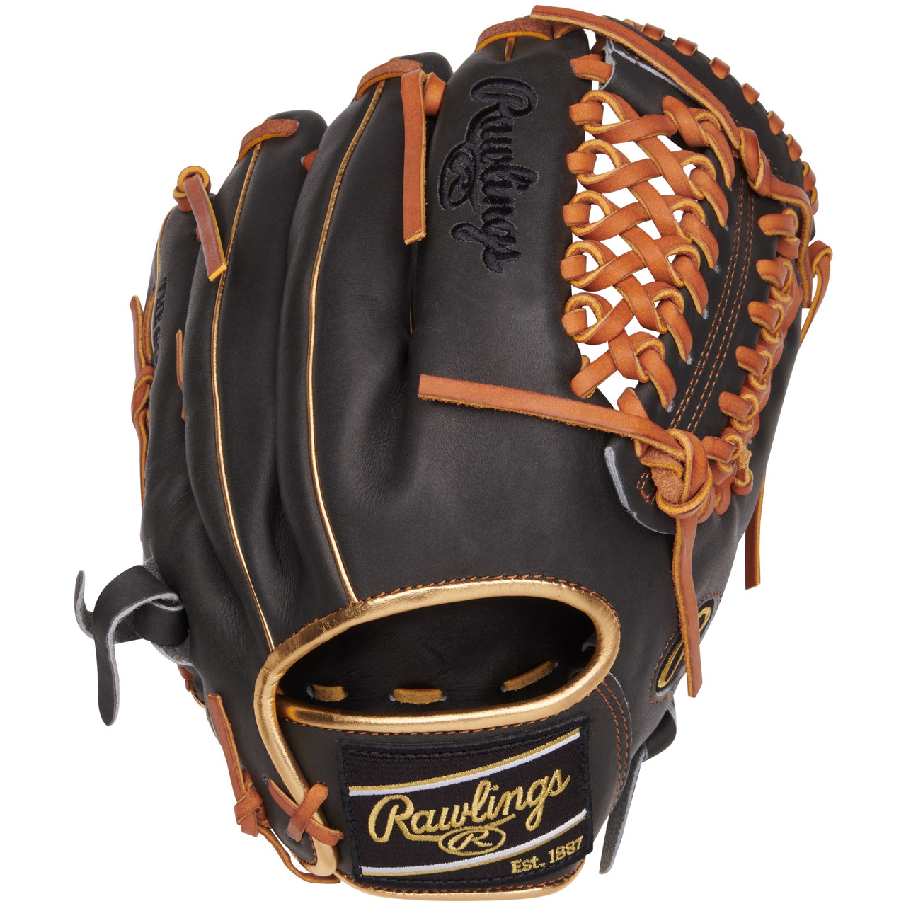 Rawlings Heart of the Hide PRO205 Dark Shadow M Trap Web 11.75