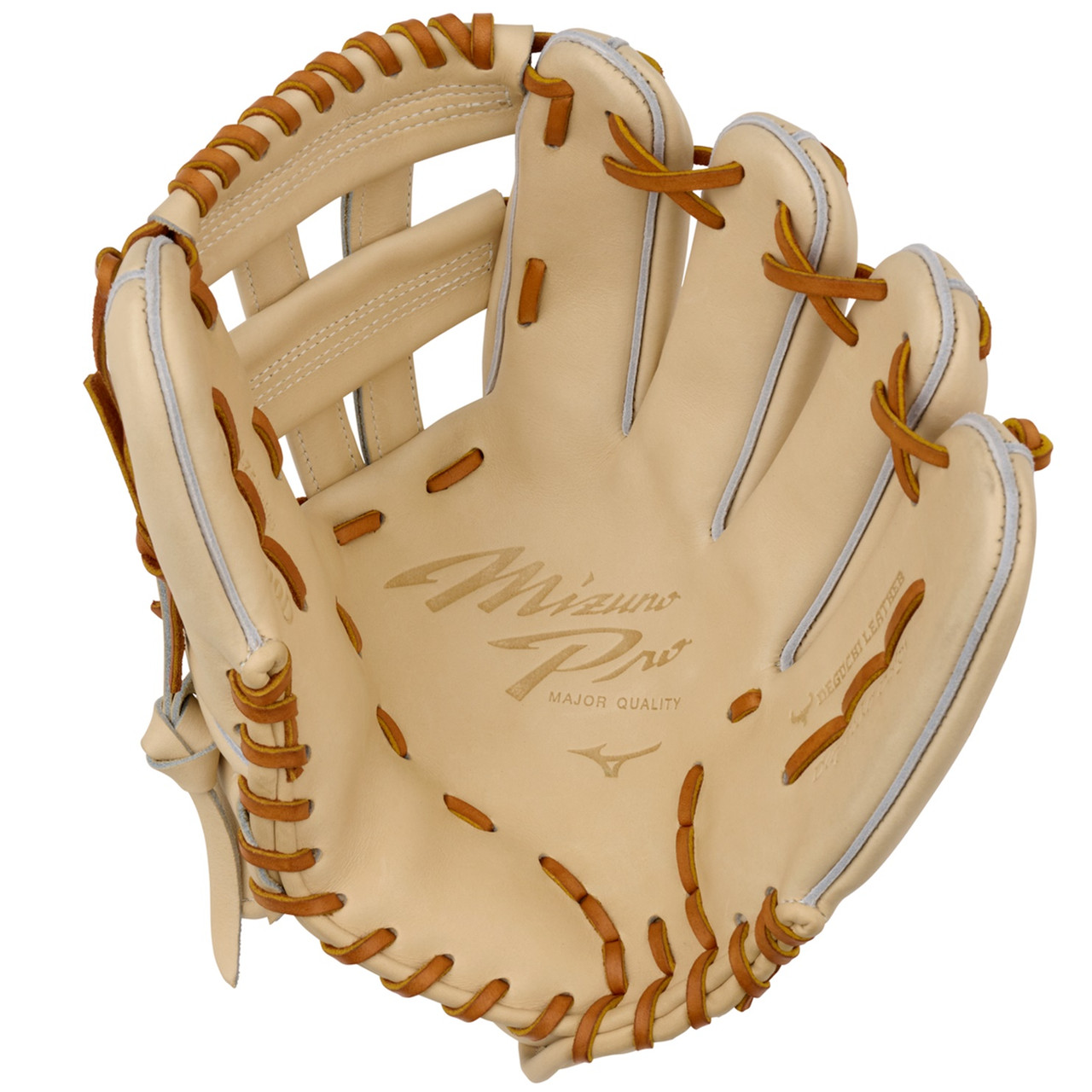 Mizuno Pro Baseball Glove 11.75 Inch Tan Right Hand Throw