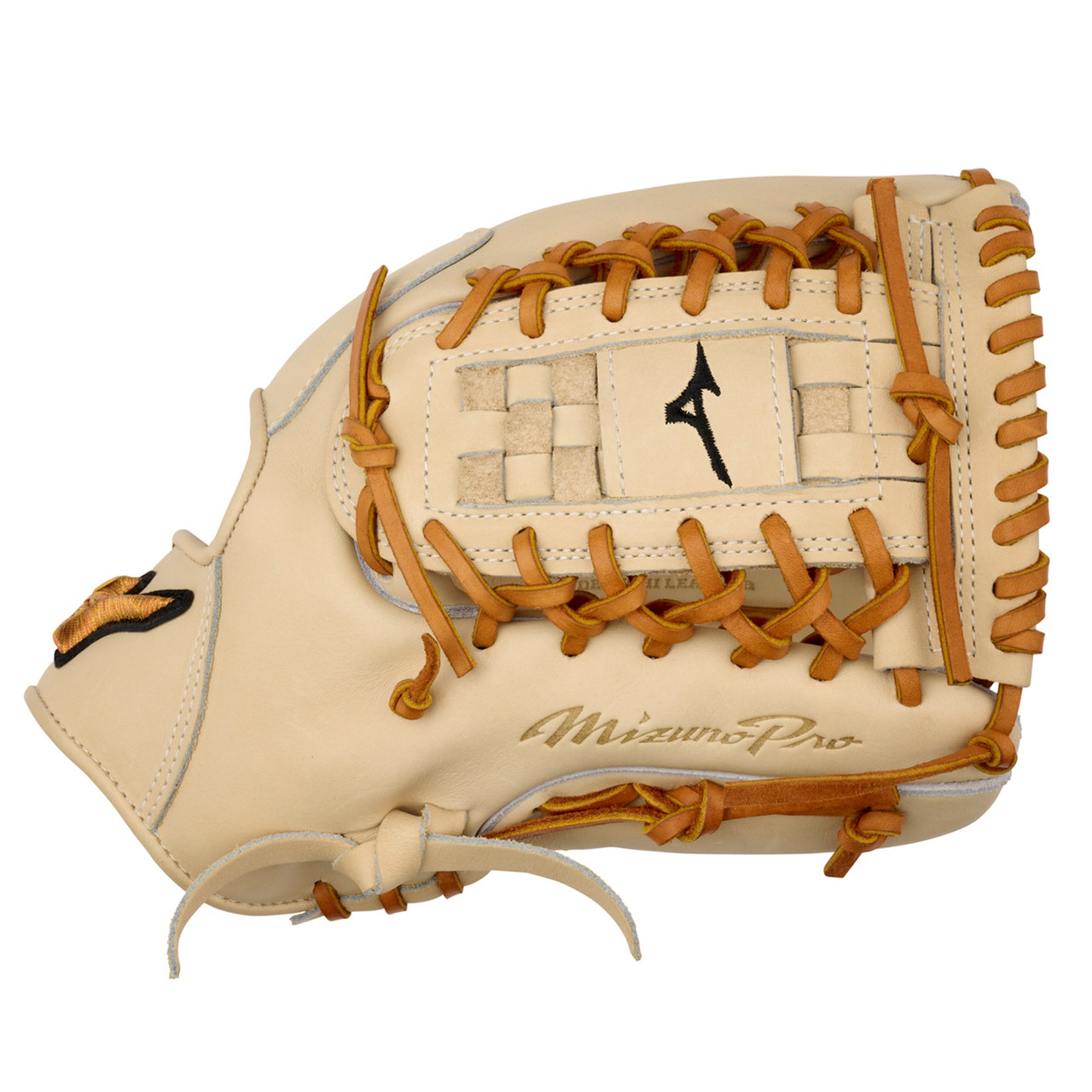 Mizuno Pro Baseball Glove 12 Inch Tan Right Hand Throw - Ballgloves