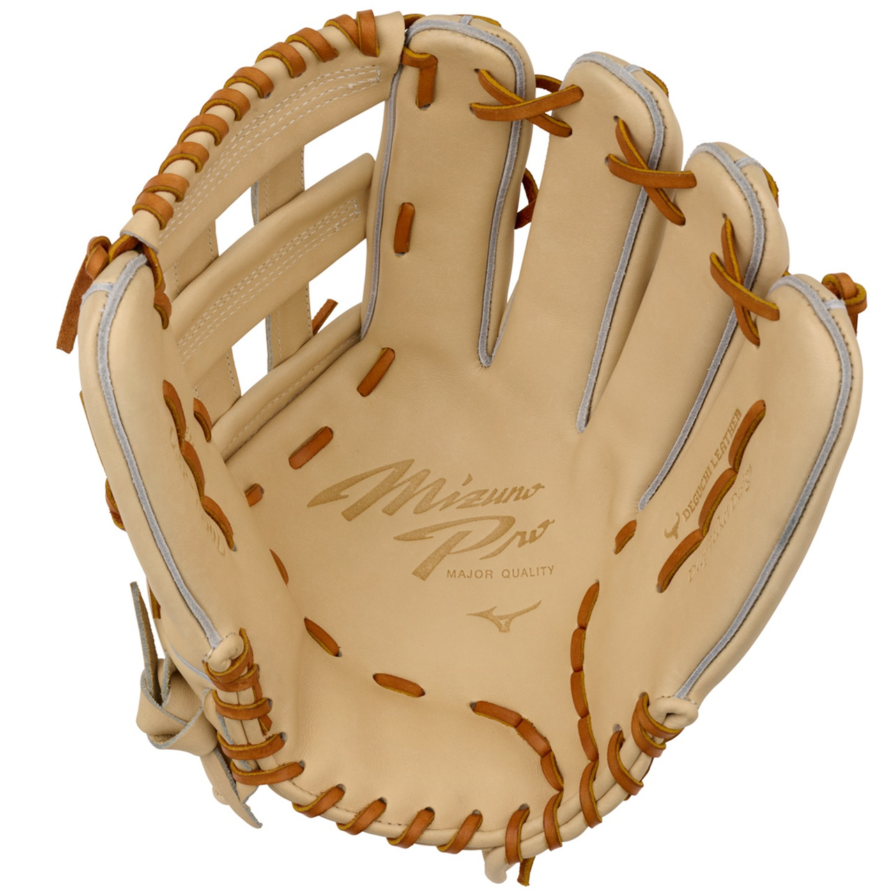 Mizuno Pro Baseball Glove 12.75 Inch Tan Right Hand Throw - Ballgloves