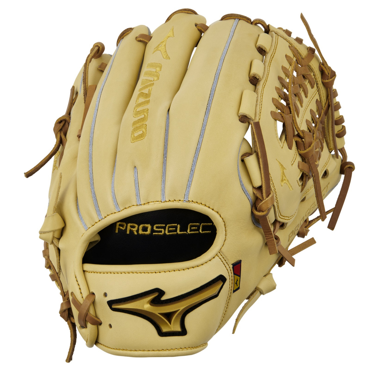 Mizuno Pro Select Baseball Glove 12 Inch Camel Right Hand