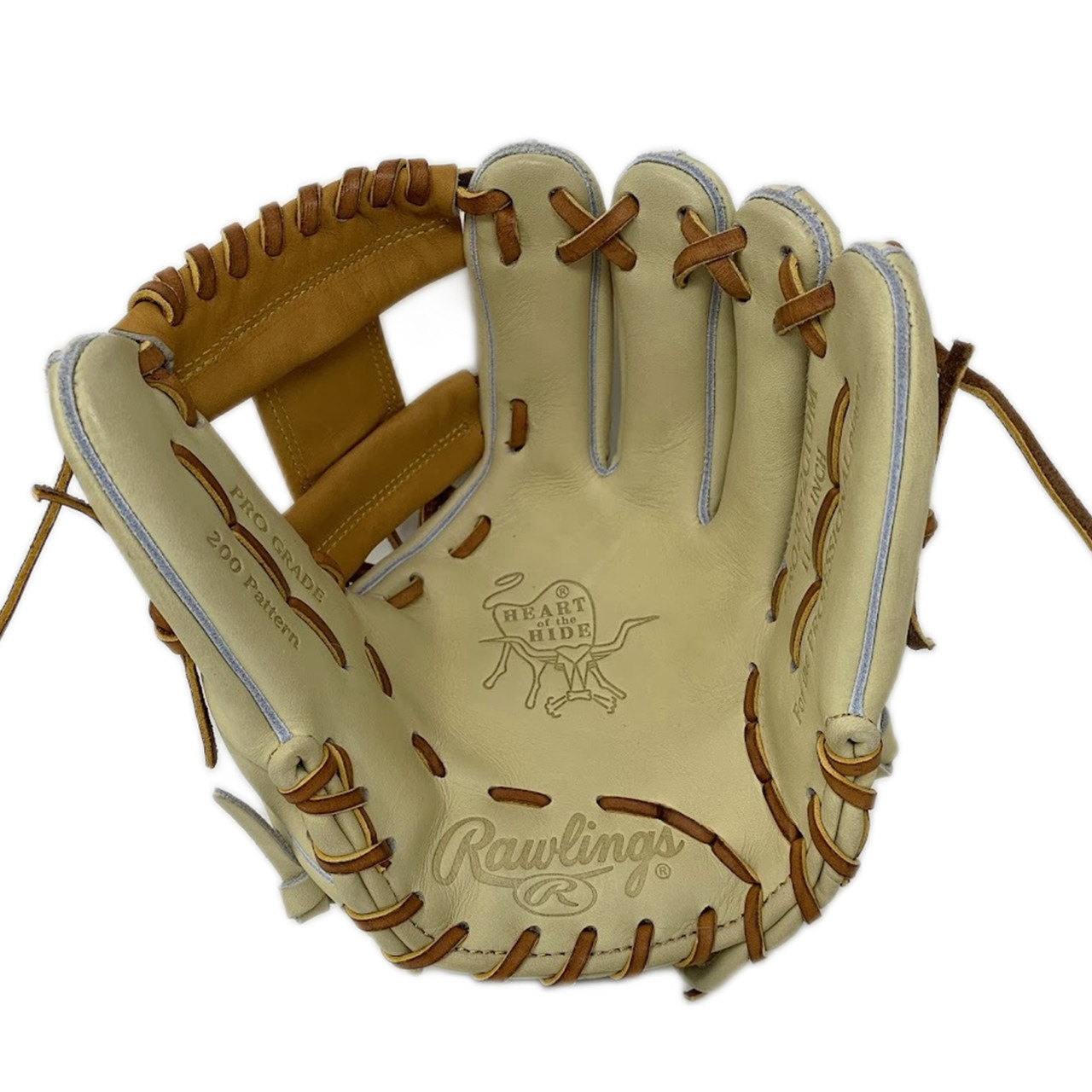 Rawlings Heart of the Hide PRO200 I Web Oval R Camel Tan Web