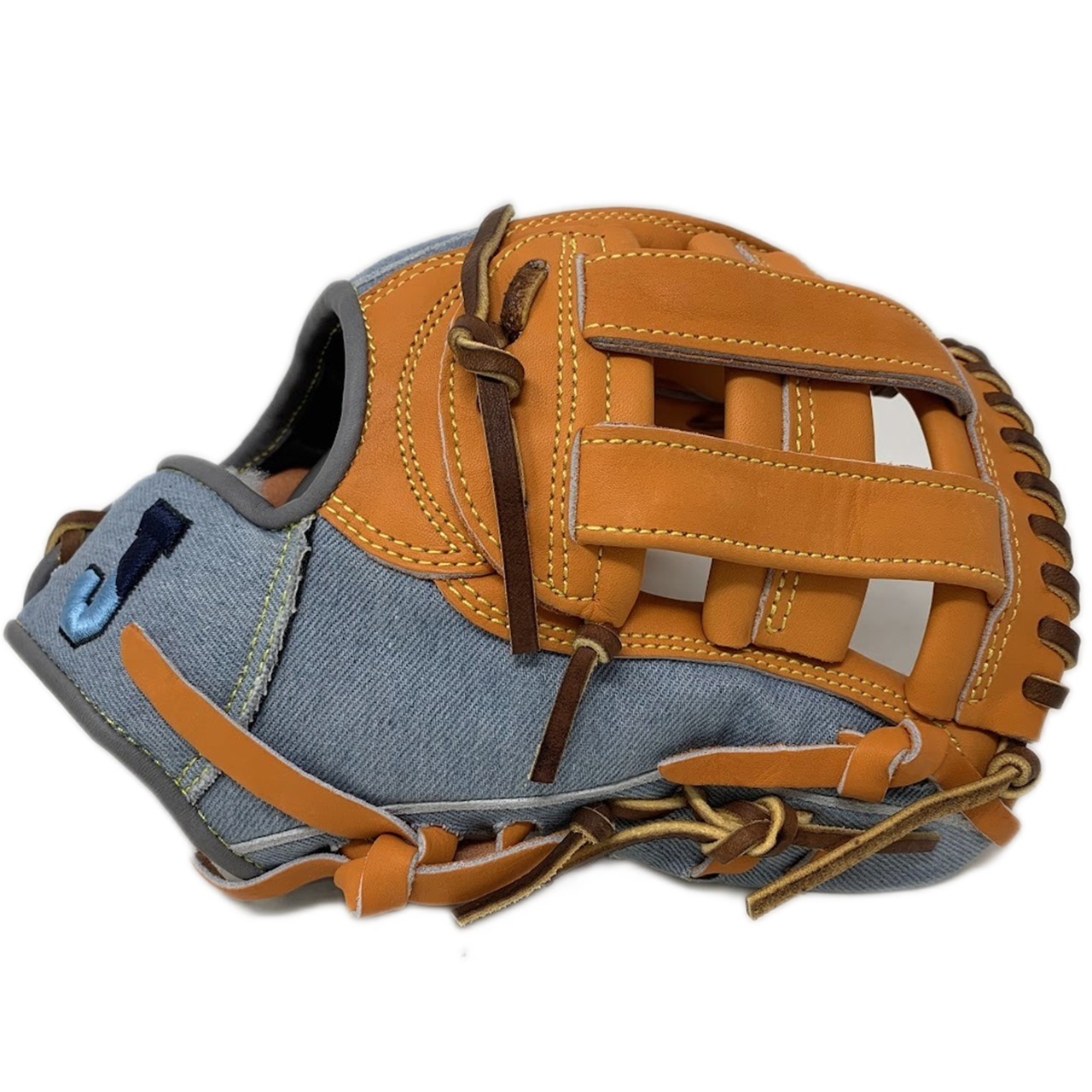 JSeries Denim Special Edition 11.75 H Web Orange Baseball Glove