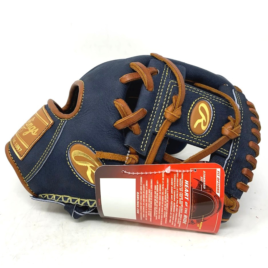 Rawlings Pro Label Denim Baseball Glove 11.5 Inch I Web Right Hand