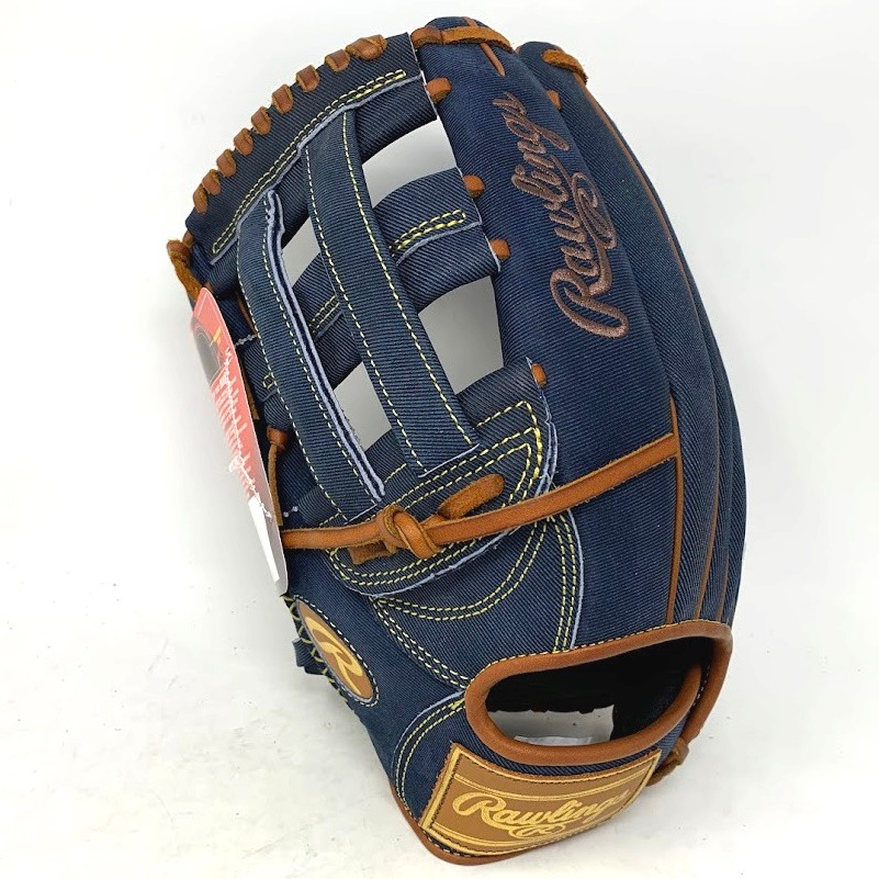 Rawlings Pro Label Denim Baseball Glove 12.75 Inch 303 H Web Left