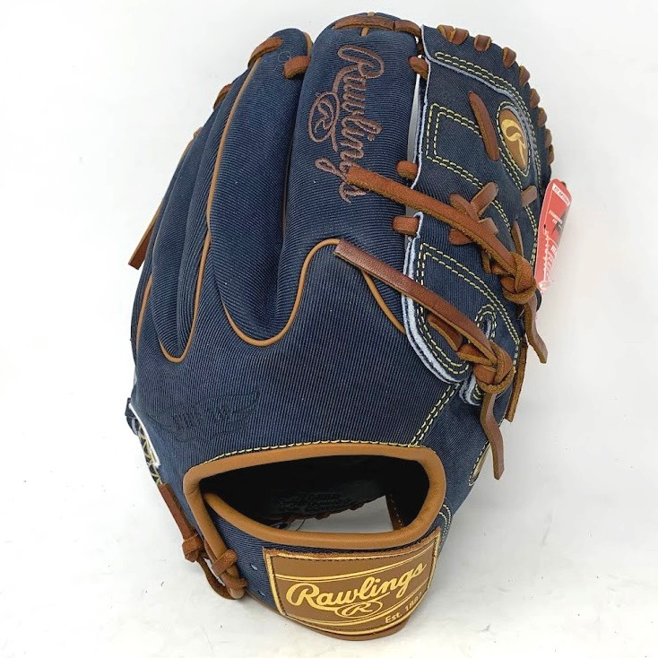 Rawlings Pro Label Denim Baseball Glove 11.75 Inch Two Piece Web